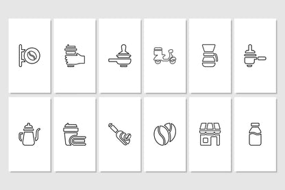 120+ Coffee Shop Instagram Templates - Vol. 3