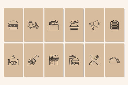 120+ Restaurant Instagram Templates - Vol. 1
