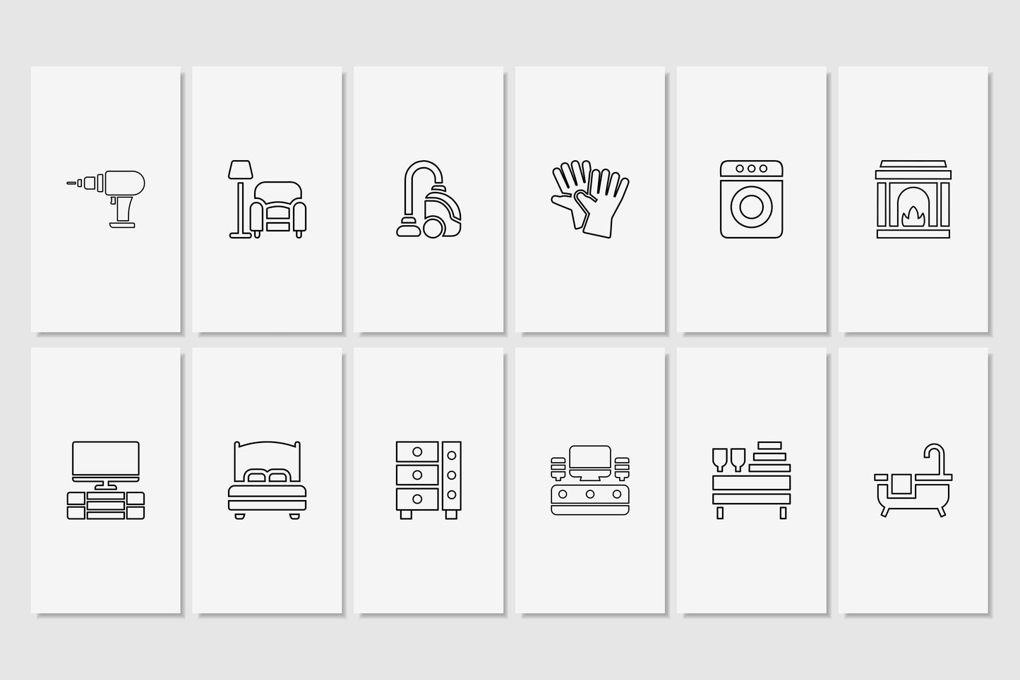 120+ Interior Design Instagram Templates - Vol. 1