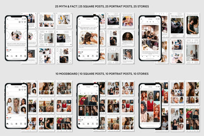 1200+ Hairstylist Instagram Templates - Vol. 7
