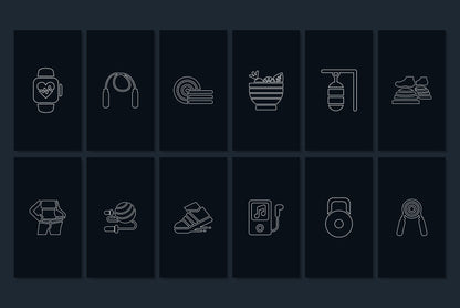 120+ Fitness Instagram Templates - Vol. 5