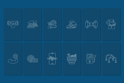 120+ Fitness Instagram Templates - Vol. 2