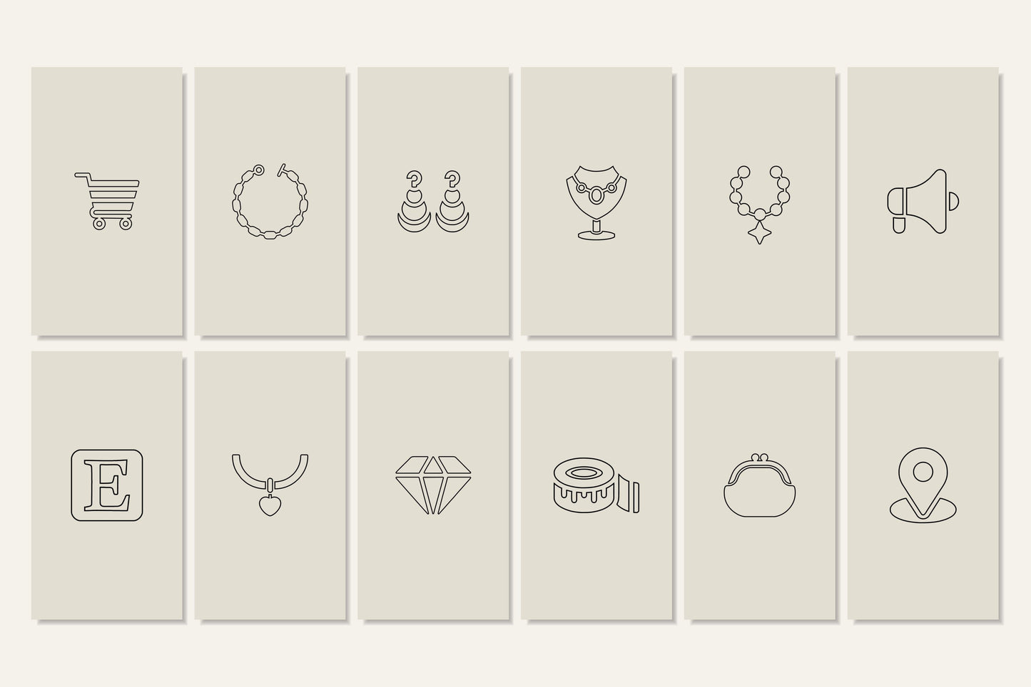 120+ Jewelry Instagram Templates - Vol. 2