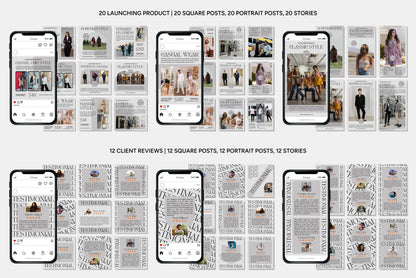 1200+ Fashion Instagram Templates - Vol. 8