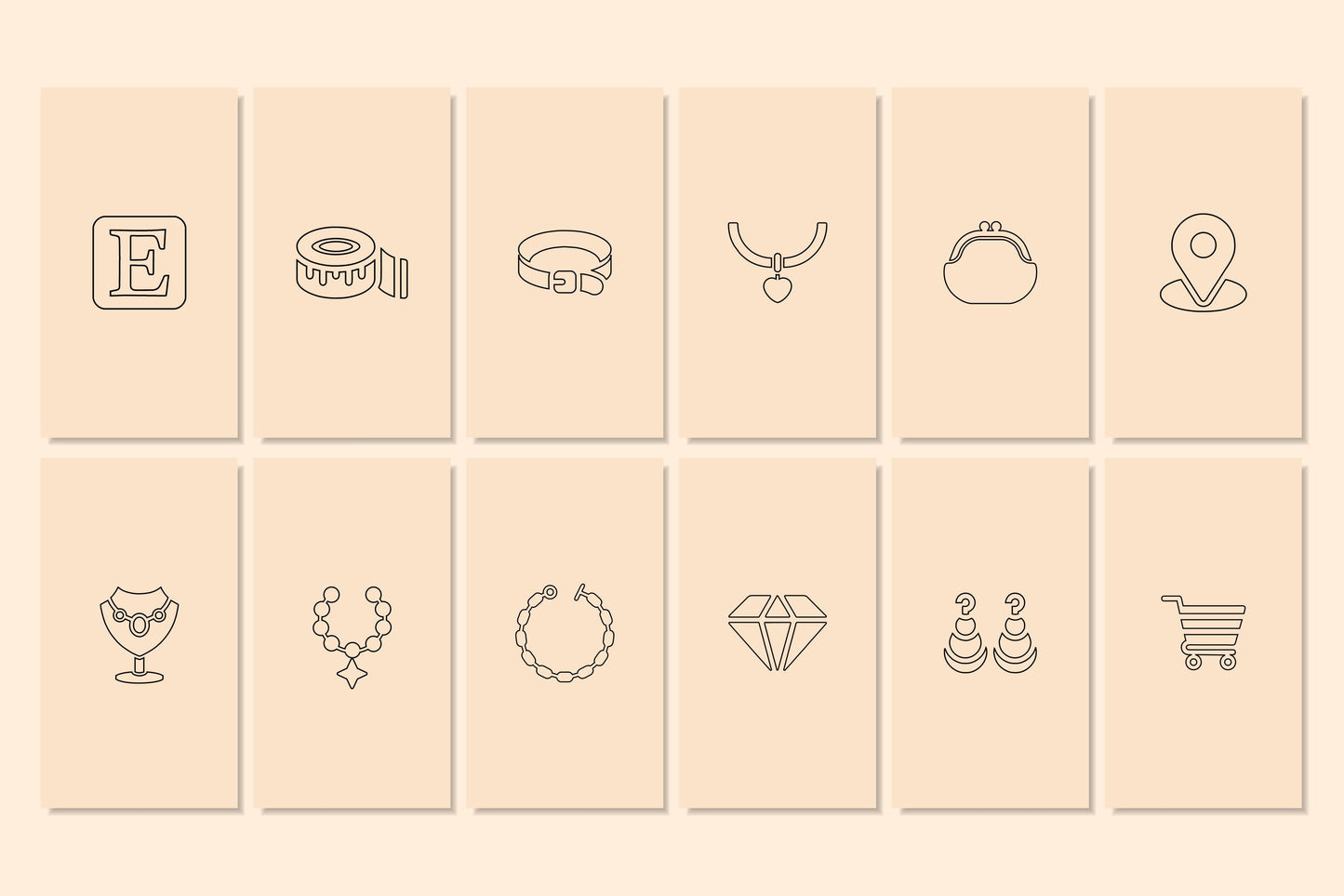 120+ Jewelry Instagram Templates - Vol. 1