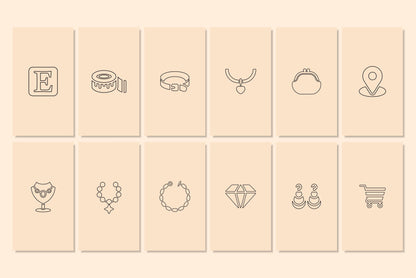 120+ Jewelry Instagram Templates - Vol. 1