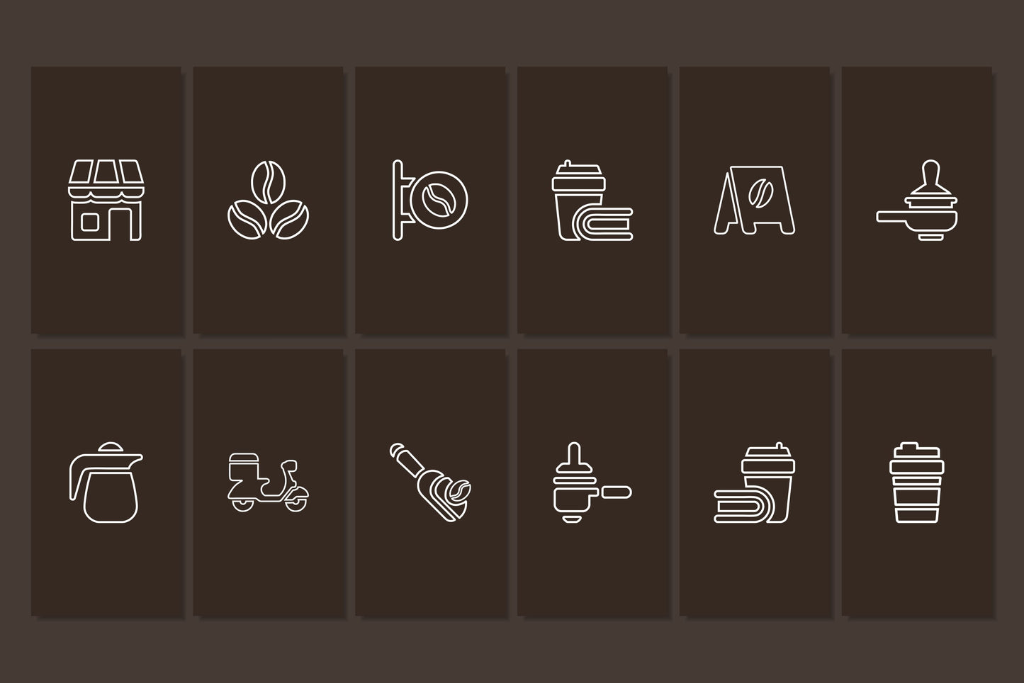 120+ Coffee Shop Instagram Templates - Vol. 1
