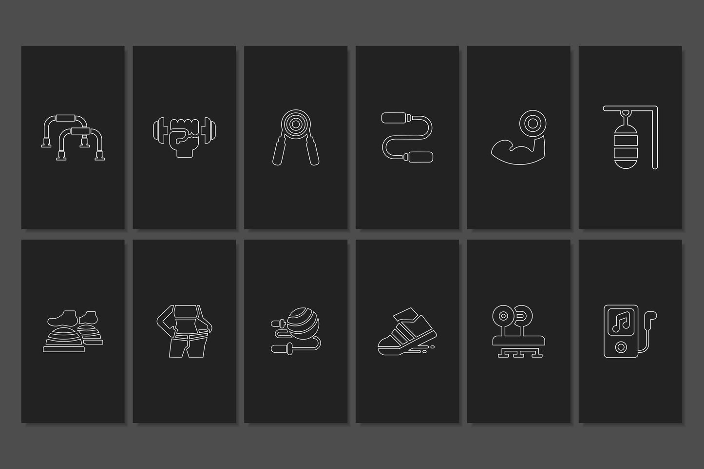 120+ Fitness Instagram Templates - Vol. 1
