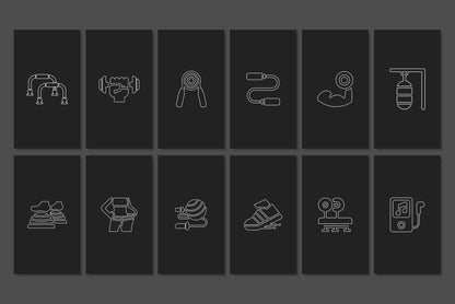120+ Fitness Instagram Templates - Vol. 1