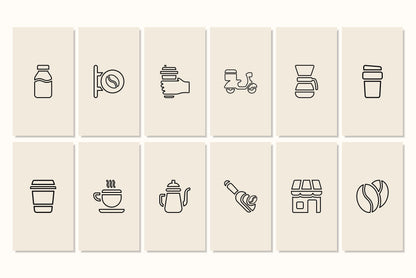120+ Coffee Shop Instagram Templates - Vol. 5