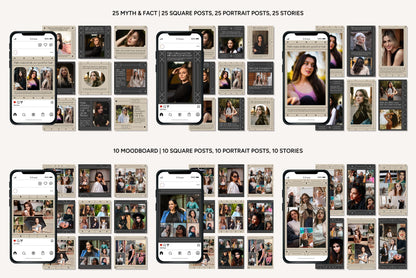1200+ Hairstylist Instagram Templates - Vol. 8