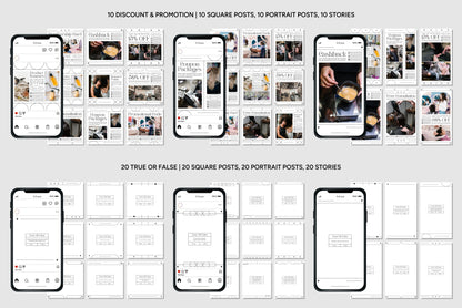 1200+ Hairstylist Instagram Templates - Vol. 7