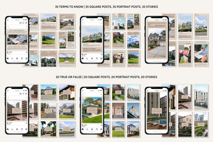 1200+ Real Estate Instagram Templates - Vol. 8