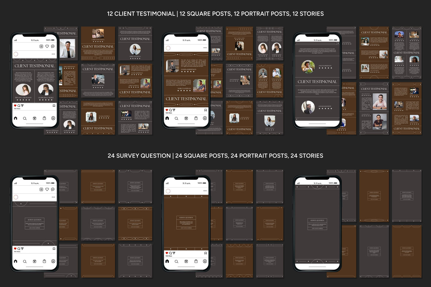 1200+ Interior Design Instagram Templates - Vol. 8