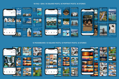 1200+ Travel Instagram Templates - Vol. 8