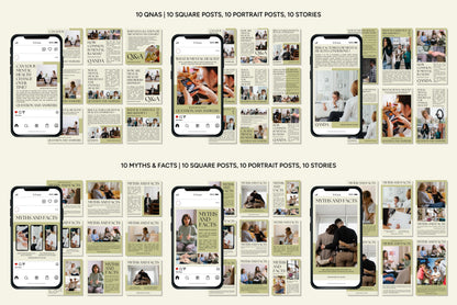 1200+ Mental Health Instagram Templates - Vol. 8