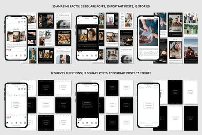 1200+ Wellness Instagram Templates - Vol. 6