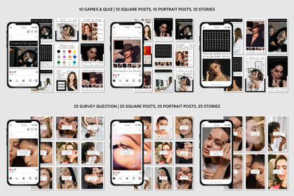 1200+ Makeup Instagram Templates - Vol. 6