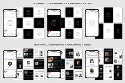 1200+ Wellness Instagram Templates - Vol. 6