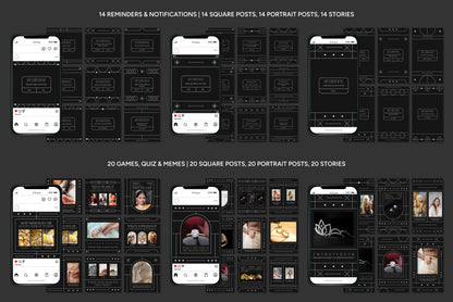 1200+ Jewelry Instagram Templates - Vol. 8