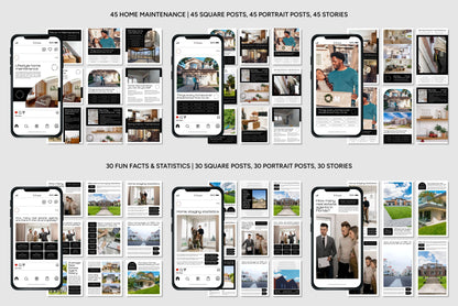 1200+ Real Estate Instagram Templates - Vol. 6