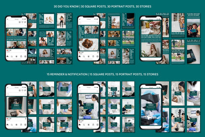 1200+ Medical Instagram Templates - Vol. 8