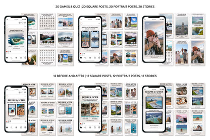 1200+ Travel Instagram Templates - Vol. 6