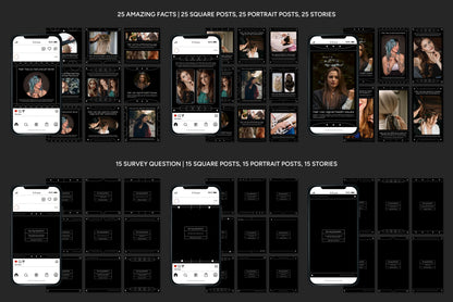 1200+ Hairstylist Instagram Templates - Vol. 6
