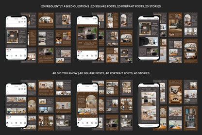 1200+ Interior Design Instagram Templates - Vol. 8