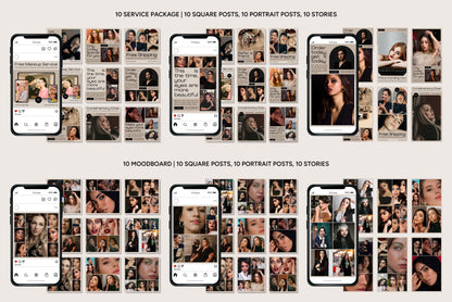 1200+ Makeup Instagram Templates - Vol. 8