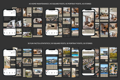 1200+ Real Estate Instagram Templates - Vol. 7
