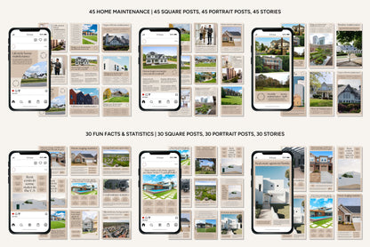 1200+ Real Estate Instagram Templates - Vol. 8