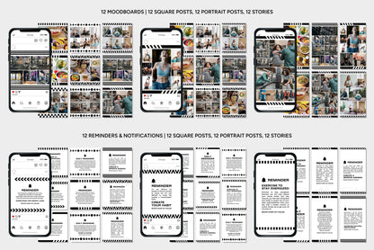 1200+ Fitness Instagram Templates - Vol. 7