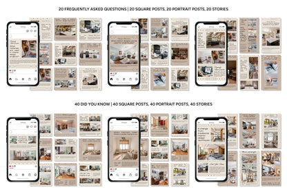 1200+ Interior Design Instagram Templates - Vol. 7