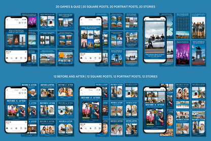 1200+ Travel Instagram Templates - Vol. 8