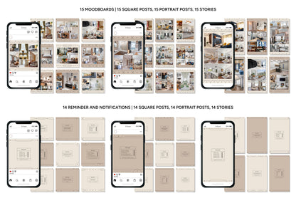 1200+ Interior Design Instagram Templates - Vol. 7