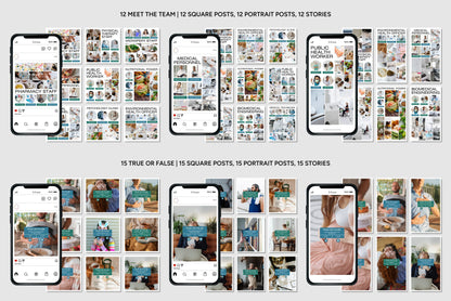 1200+ Medical Instagram Templates - Vol. 6