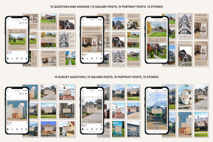 1200+ Real Estate Instagram Templates - Vol. 8