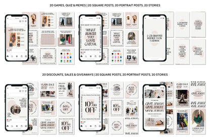 1200+ Fashion Instagram Templates - Vol. 7