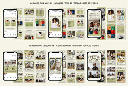 1200+ Mental Health Instagram Templates - Vol. 8