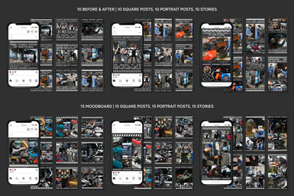 120+ Automotive Instagram Templates - Vol. 3