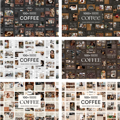 3600+ Coffee Instagram Templates (PLR/MRR)