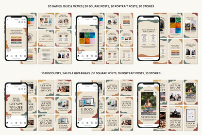 1200+ Mental Health Instagram Templates - Vol. 7