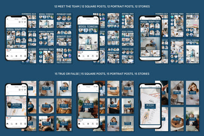 1200+ Medical Instagram Templates - Vol. 7