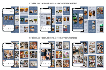 1200+ Wellness Instagram Templates - Vol. 8