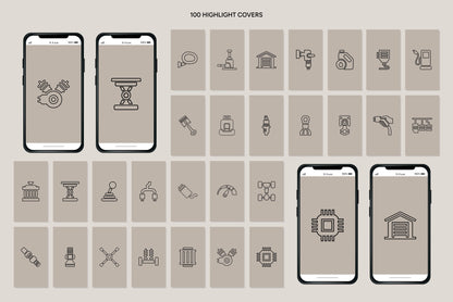 120+ Automotive Instagram Templates -  Vol. 1