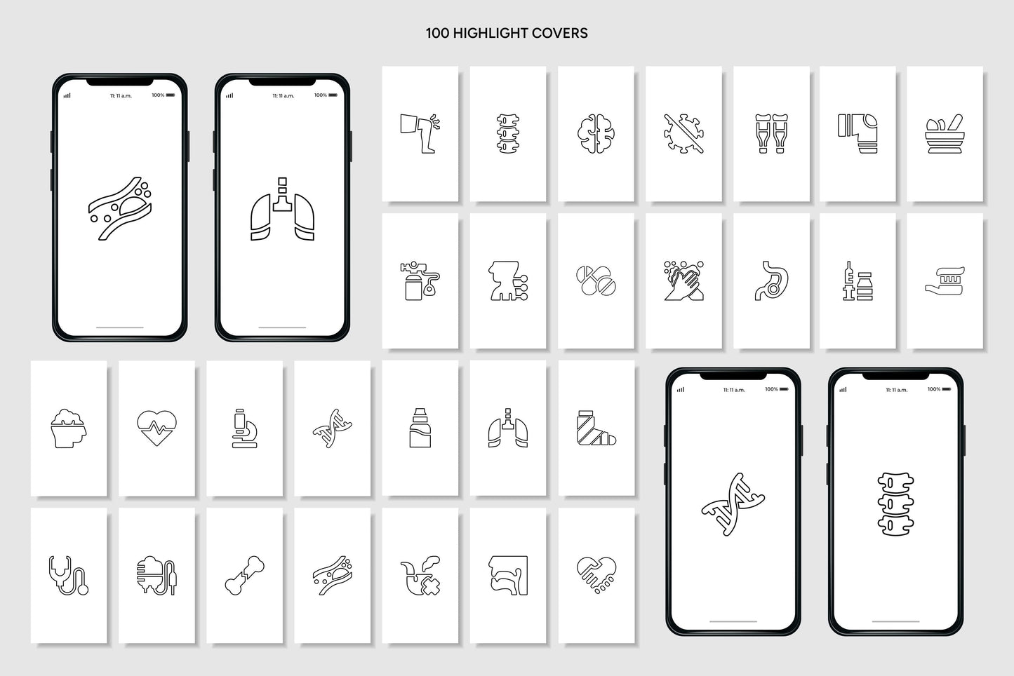 1200+ Medical Instagram Templates - Vol. 6