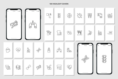 1200+ Medical Instagram Templates - Vol. 6