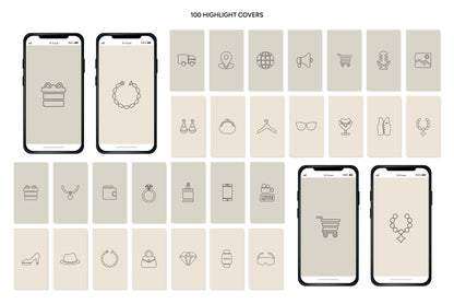 1200+ Jewelry Instagram Templates - Vol. 6