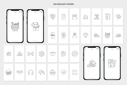 1200+ Fitness Instagram Templates - Vol. 7